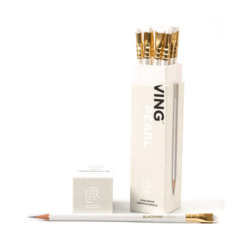 Blackwing Graphite Pencils - Pearl White
