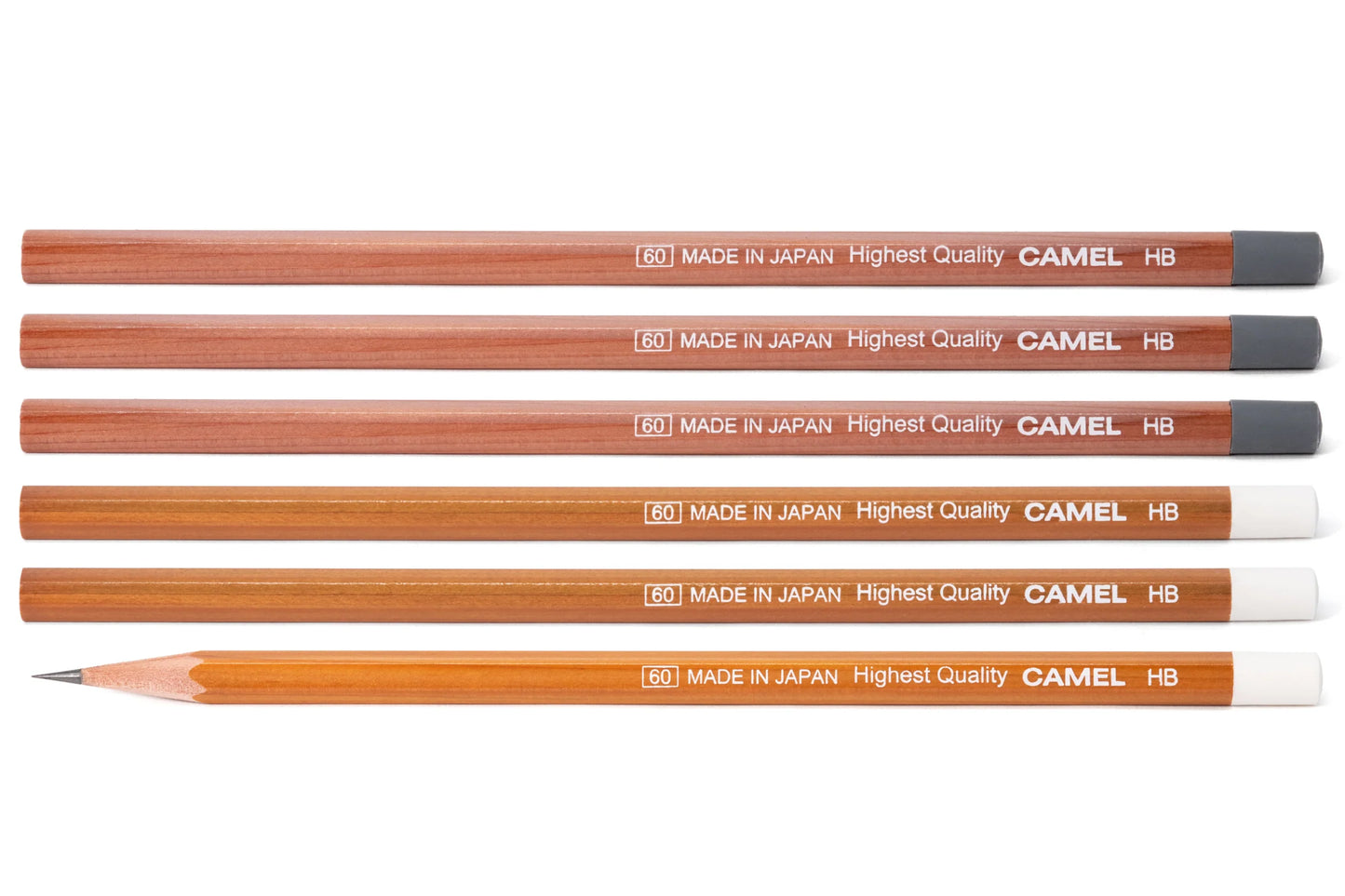 Camel Pencil HB with Eraser - Grey