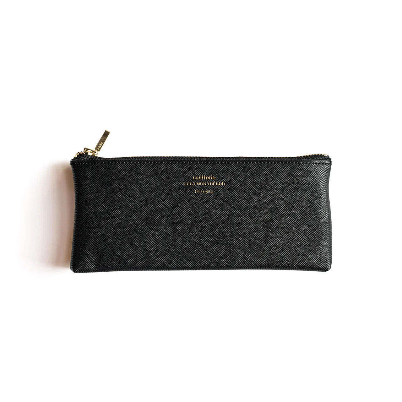 Delfonics Quitterie Flat Pencil Case - Black