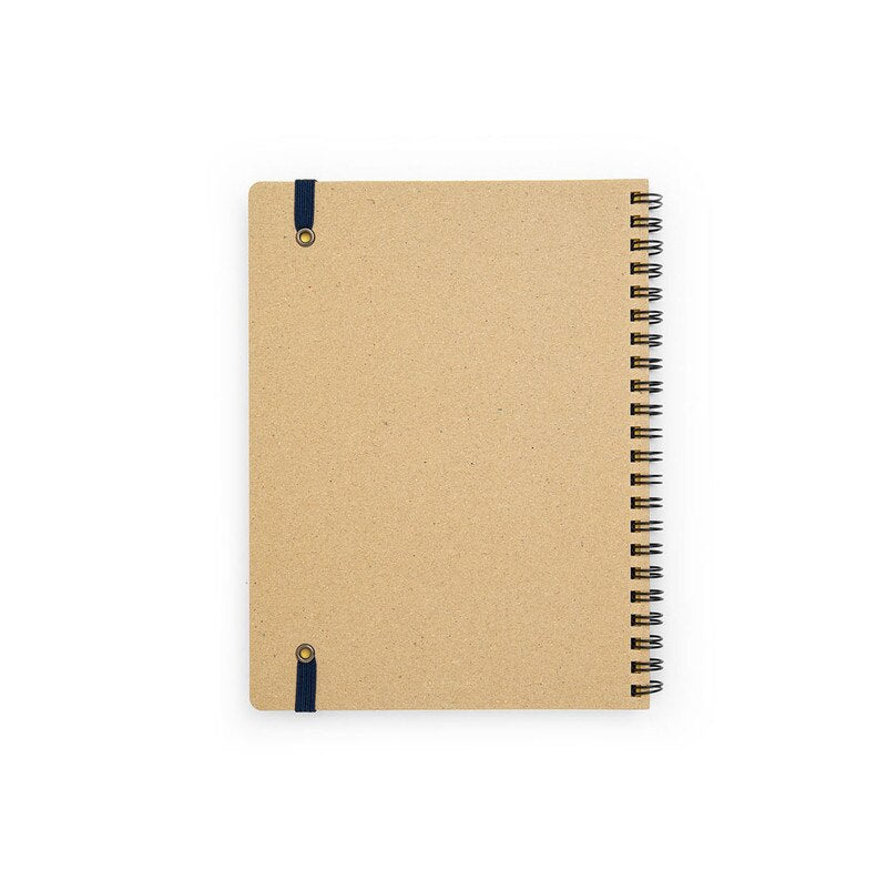Delfonics Rollbahn Spiral Bound Notebook Grid A5 - Cream