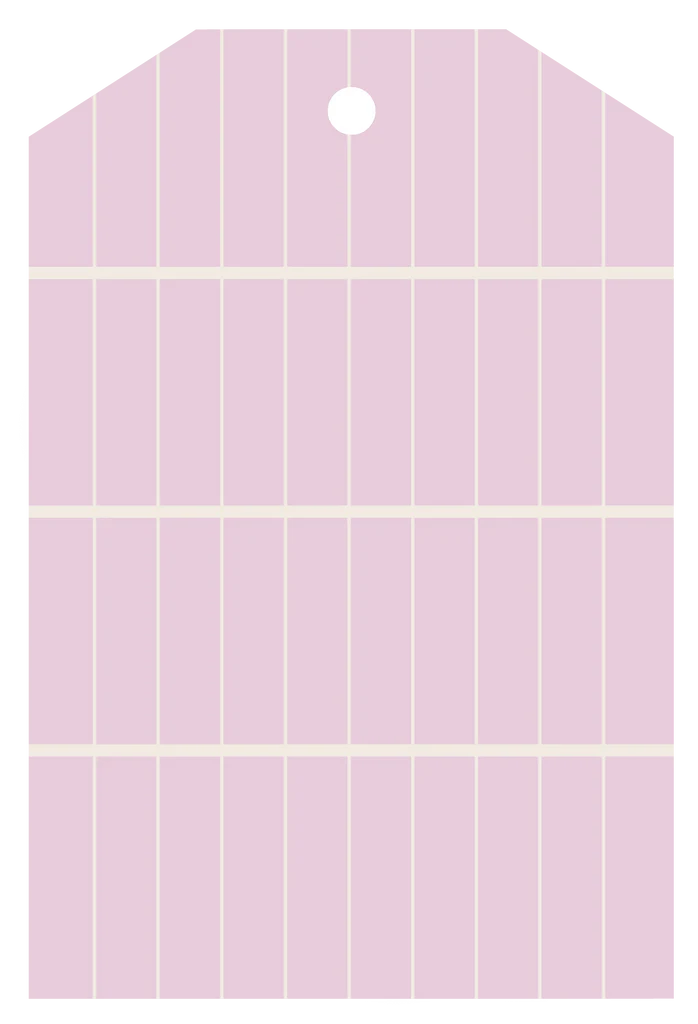 Lettuce Gift Tag Tiles Lilac