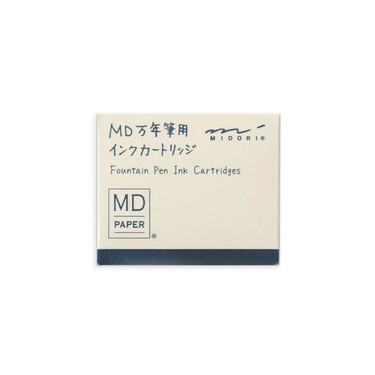 MD Fountain Pen Cartridge - Blue-Black (6-Pack)
