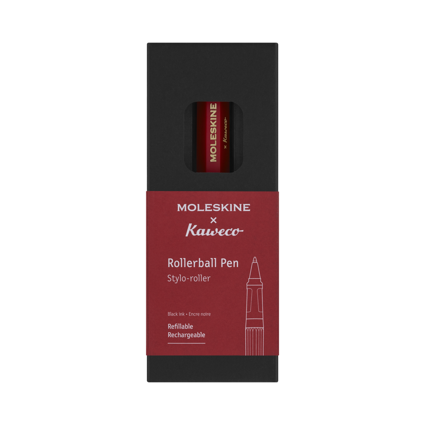 Moleskine x Kaweco Rollerball 0.7mm Red