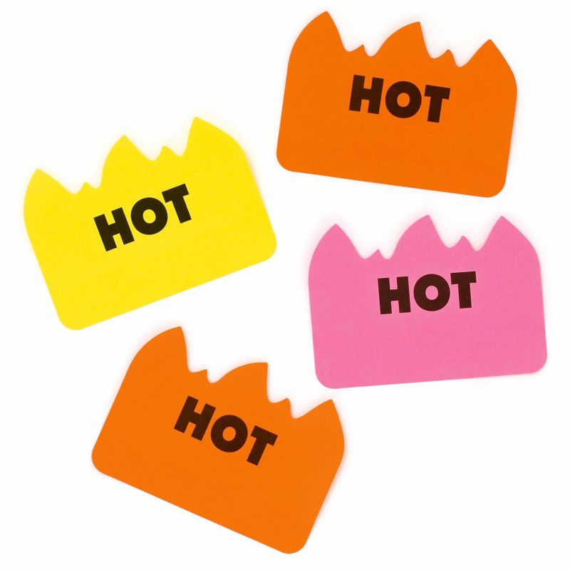 Penco Hot Flame Sticky Notes - Yellow