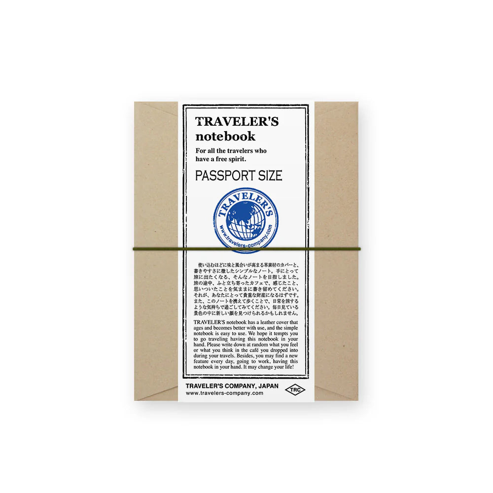 TRAVELER'S Notebook Starter Kit (Passport Size) - Olive
