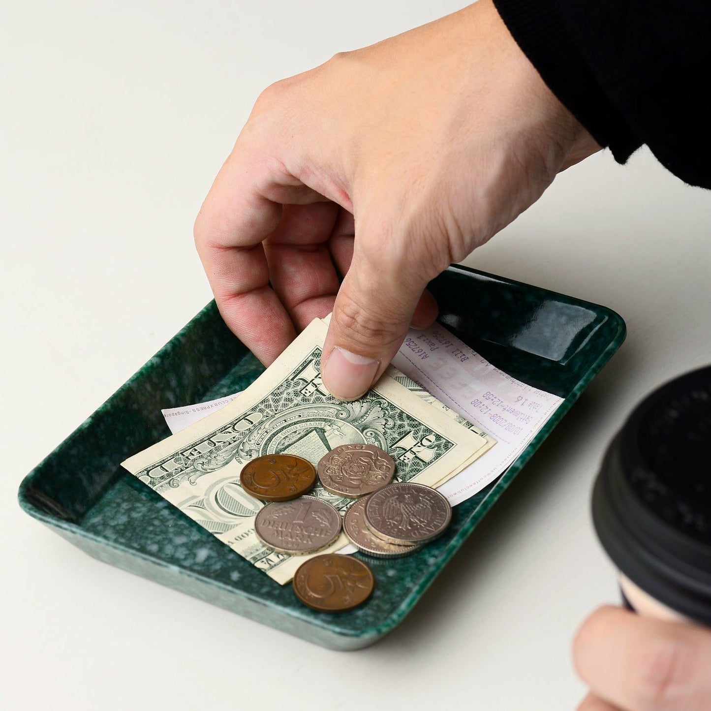 Hightide Desk Tray Small - Dark Green