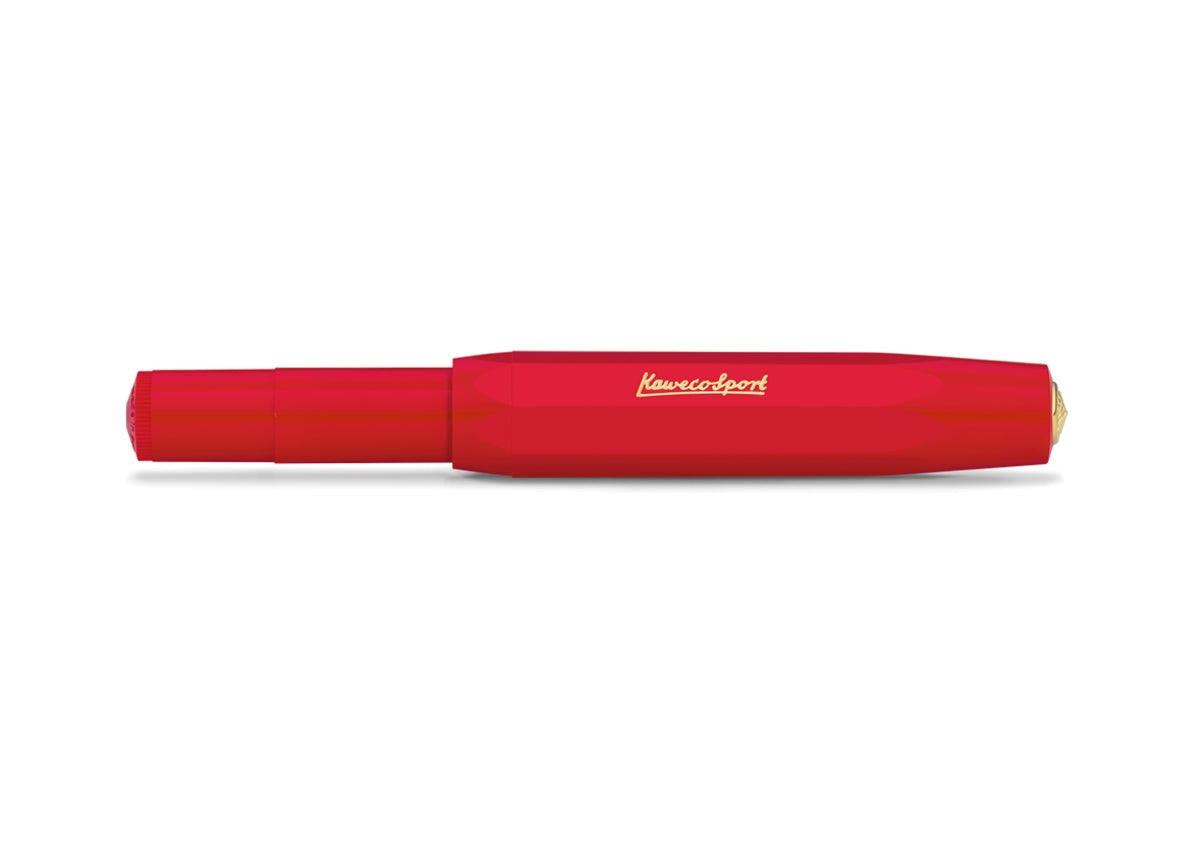 Kaweco Classic Sport Fountain Pen (Medium Nib) - Red