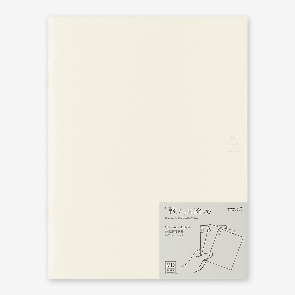 MD Notebook Light Lined A4 (3-Pack)