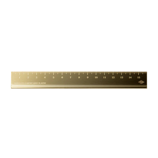 TRAVELER'S 15cm Brass Ruler