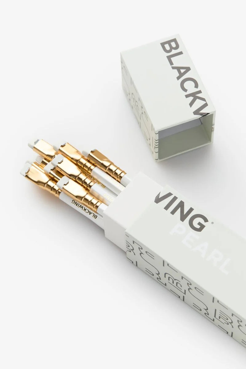 Blackwing Graphite Pencils - Pearl White