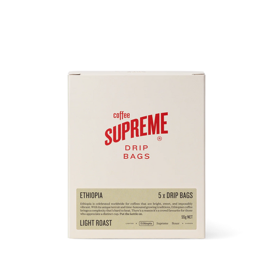 Coffee Supreme Drip Bags (5-pack) - Ethiopia Blend