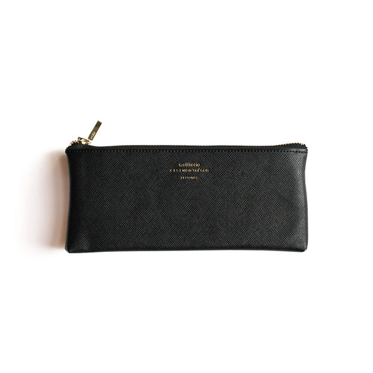 Delfonics Quitterie Flat Pencil Case - Black