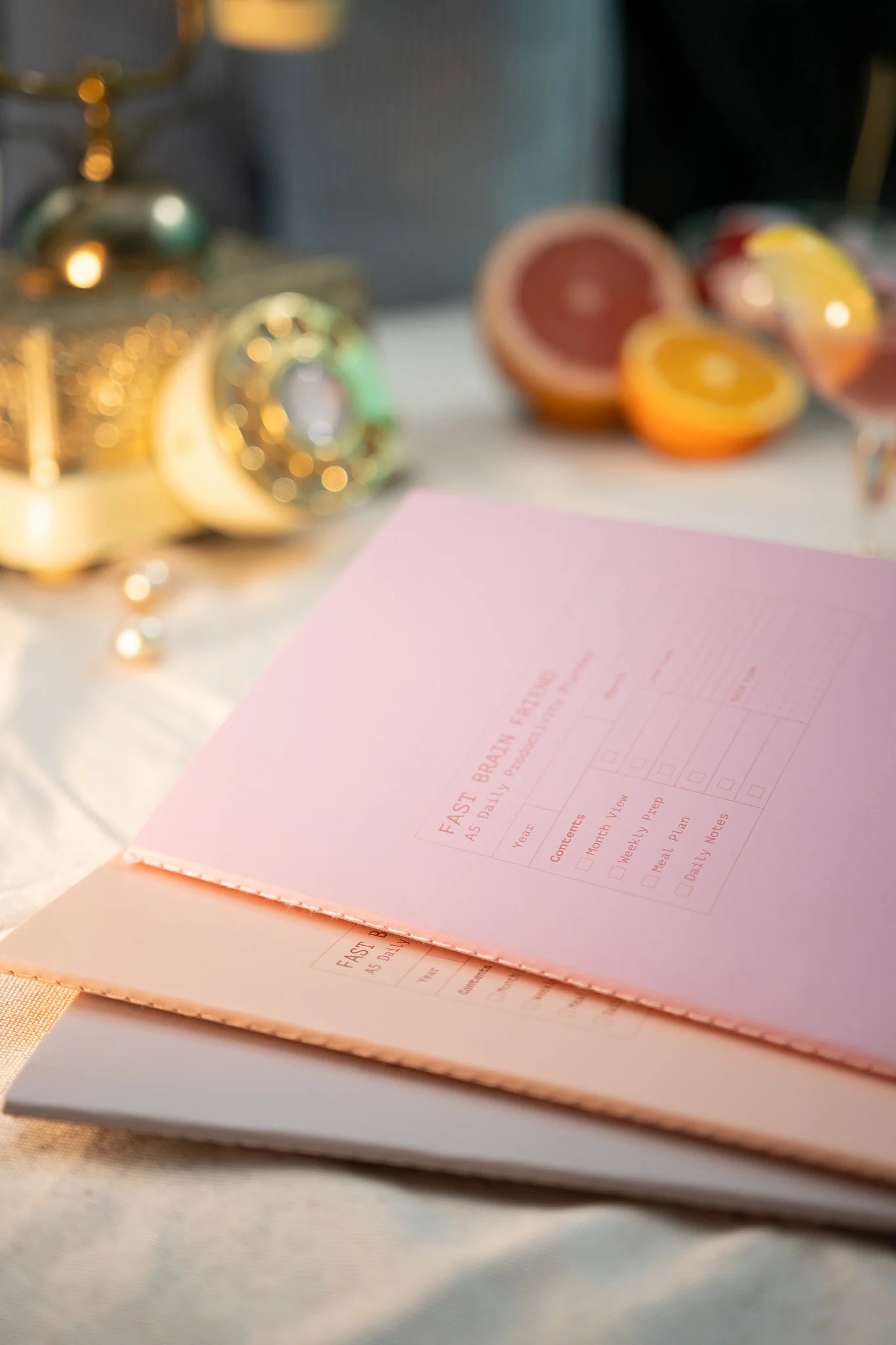 Creator's Friend Fast Brain Daily Productivity Planner A5 - Musk Stick