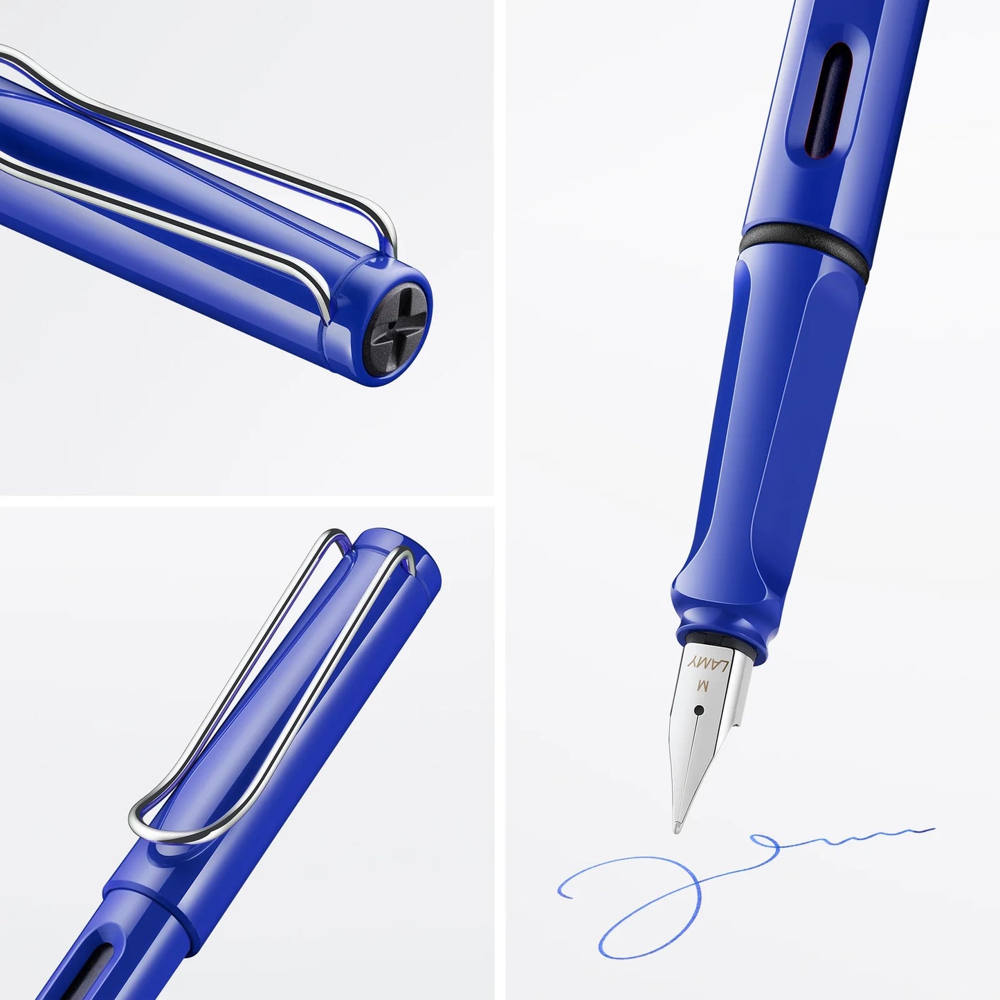 Lamy Safari Fountain Pen (Medium Nib) - Blue