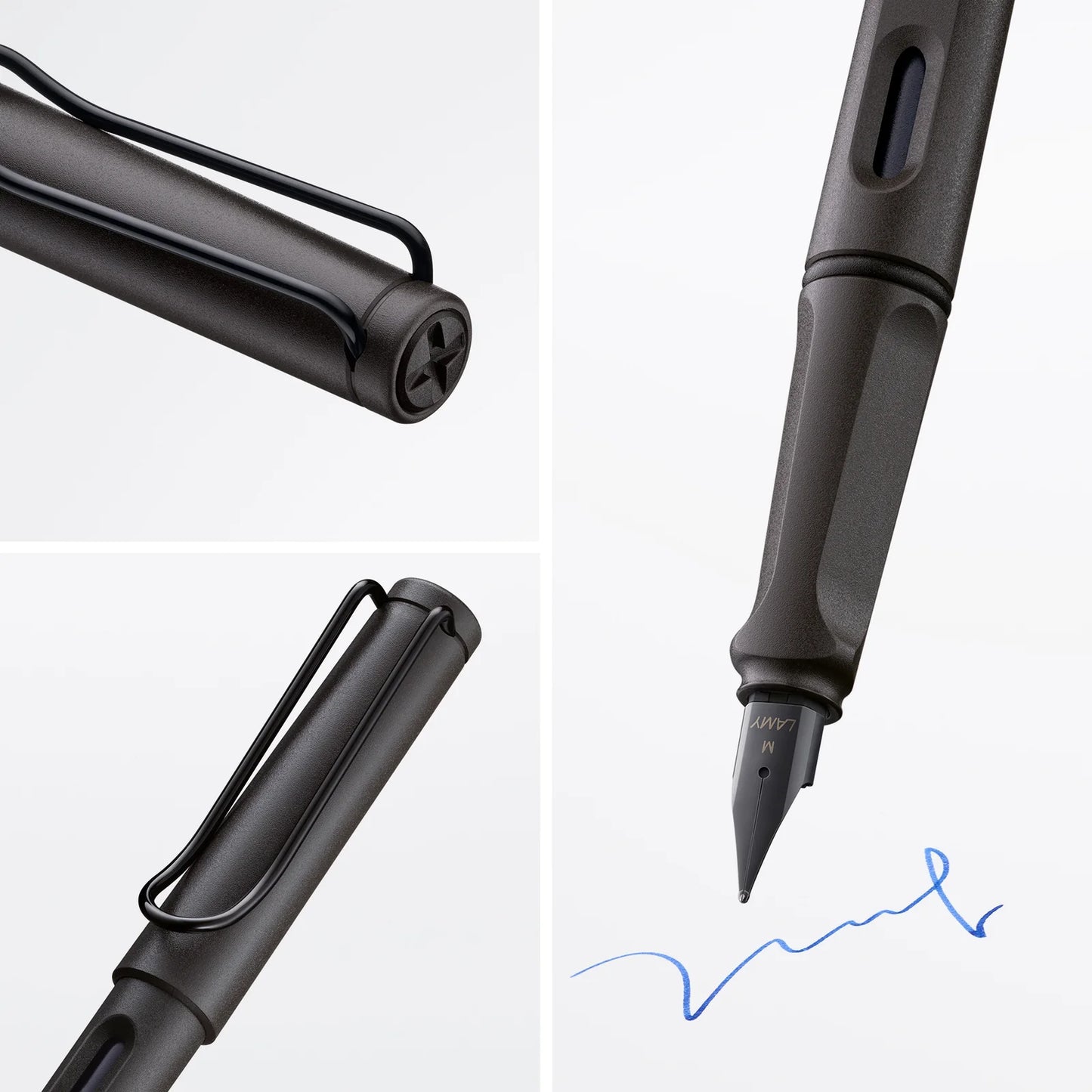 Lamy Safari Fountain Pen (Medium Nib) - Charcoal