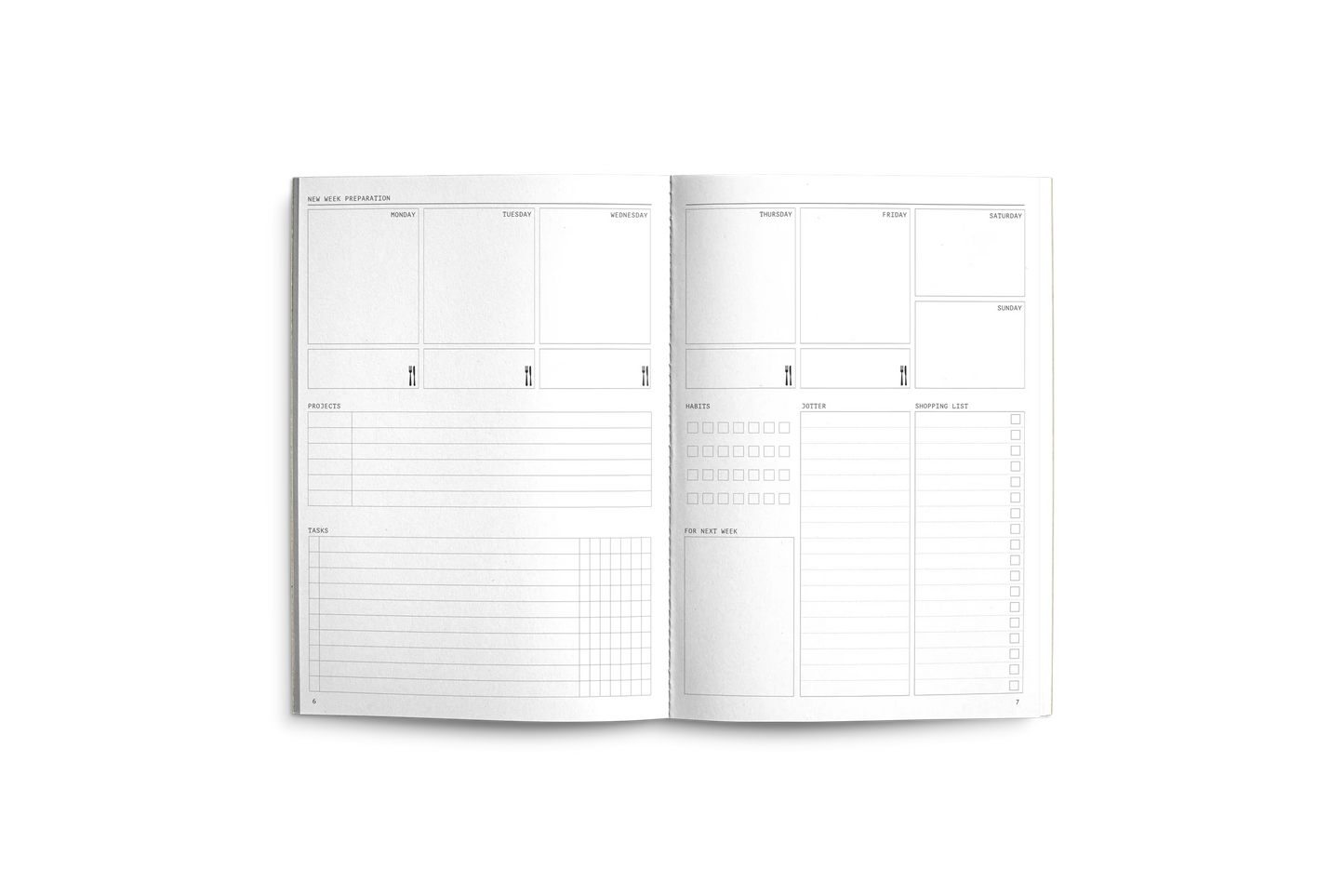 Creator's Friend Fast Brain Daily Productivity Planner A5 (Student Edition) - Honeysuckle Yellow