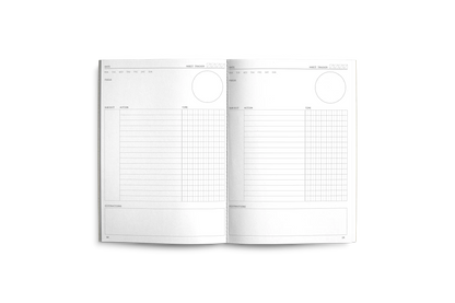 Creator's Friend Fast Brain Daily Productivity Planner A5 (Student Edition) - Honeysuckle Yellow