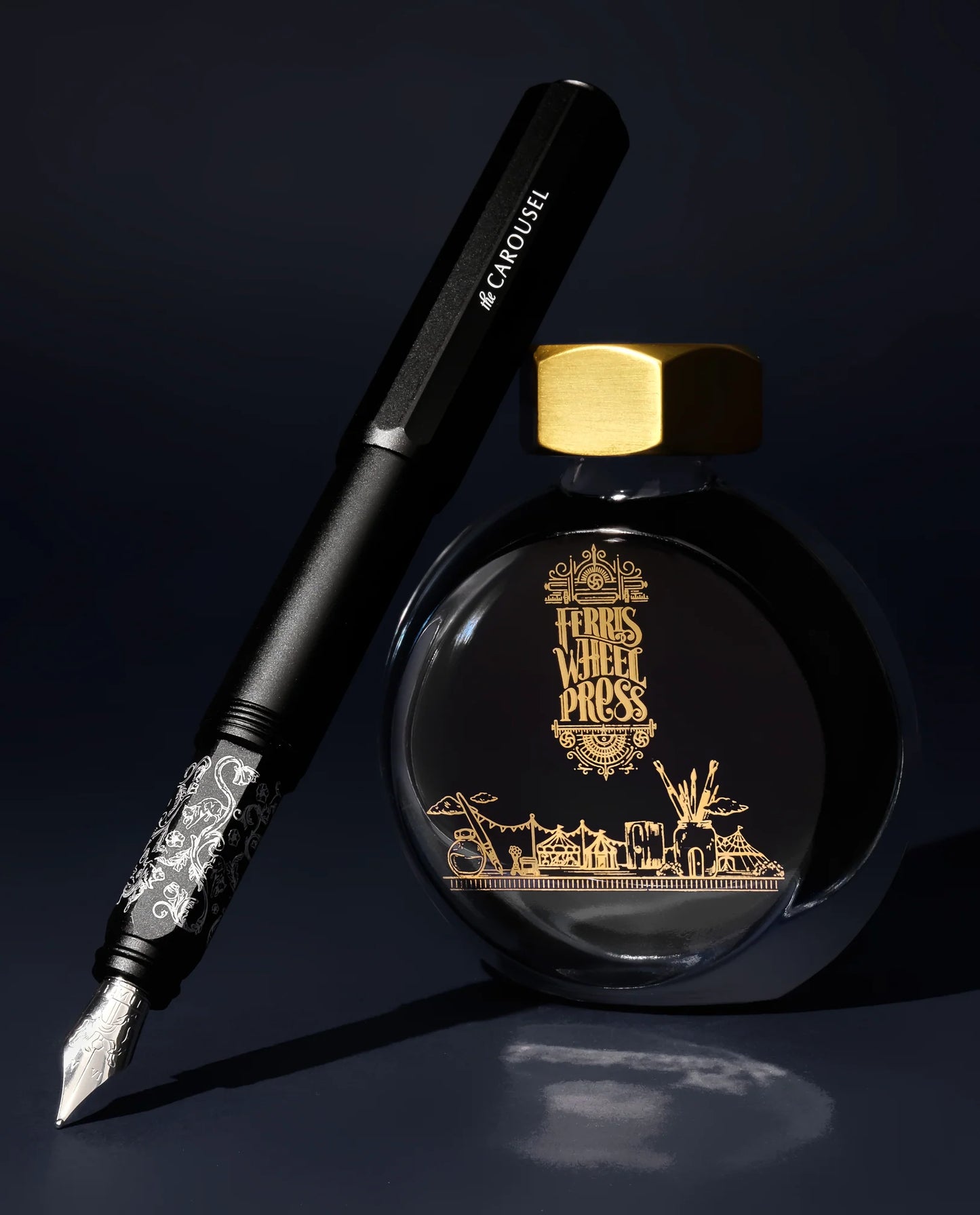 Ferris Wheel Press Fountain Pen Ink - Bearrington Black (38ml)