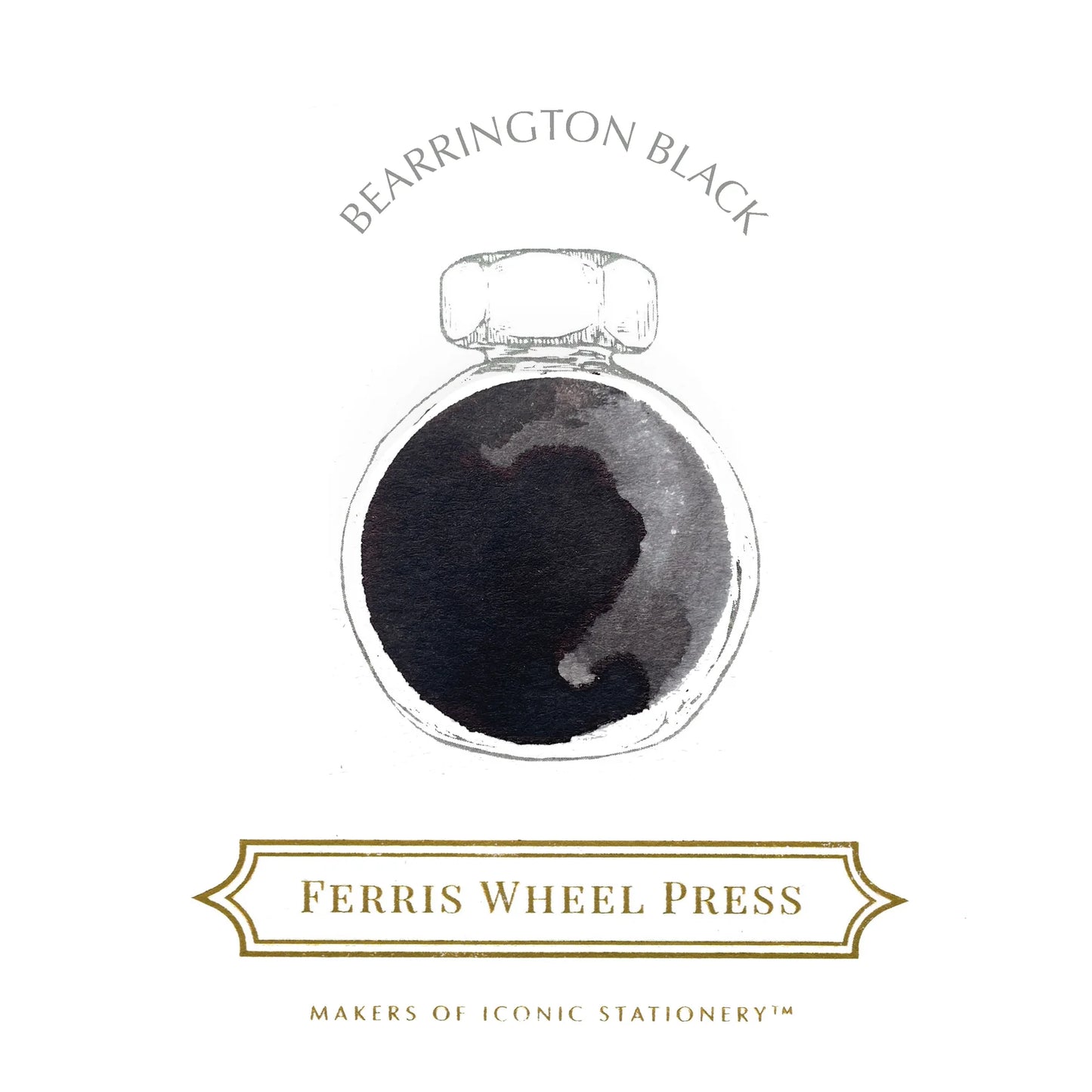 Ferris Wheel Press Fountain Pen Ink - Bearrington Black (38ml)