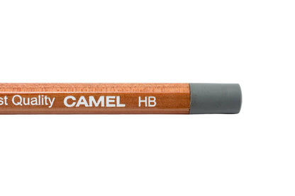 Camel Pencil HB with Eraser - Grey