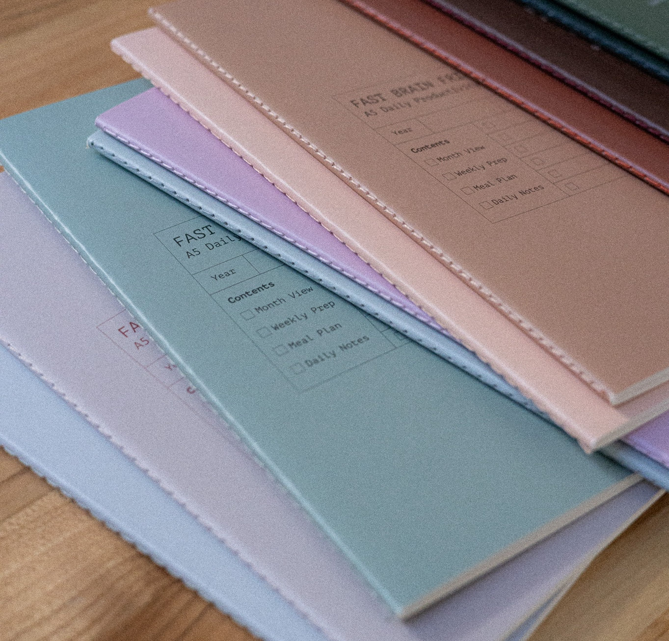 Creator's Friend Fast Brain Daily Productivity Planner A5 - Cloudy Day