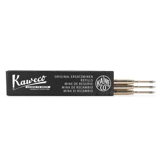 Kaweco G2 Ballpoint Pen Refill 1.0mm - Black (3-Pack)