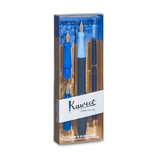 Kaweco Perkeo Calligraphy Set - Blue