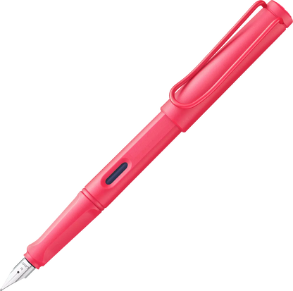 Lamy Safari Fountain Pen (Medium Nib) - Sunset Coral