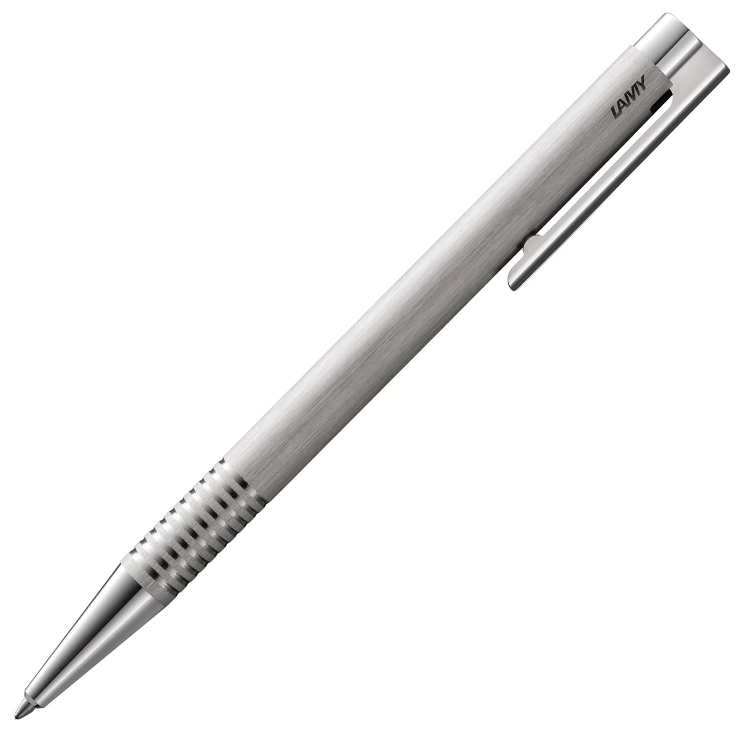 Lamy Logo Ballpoint - Brushed Steel