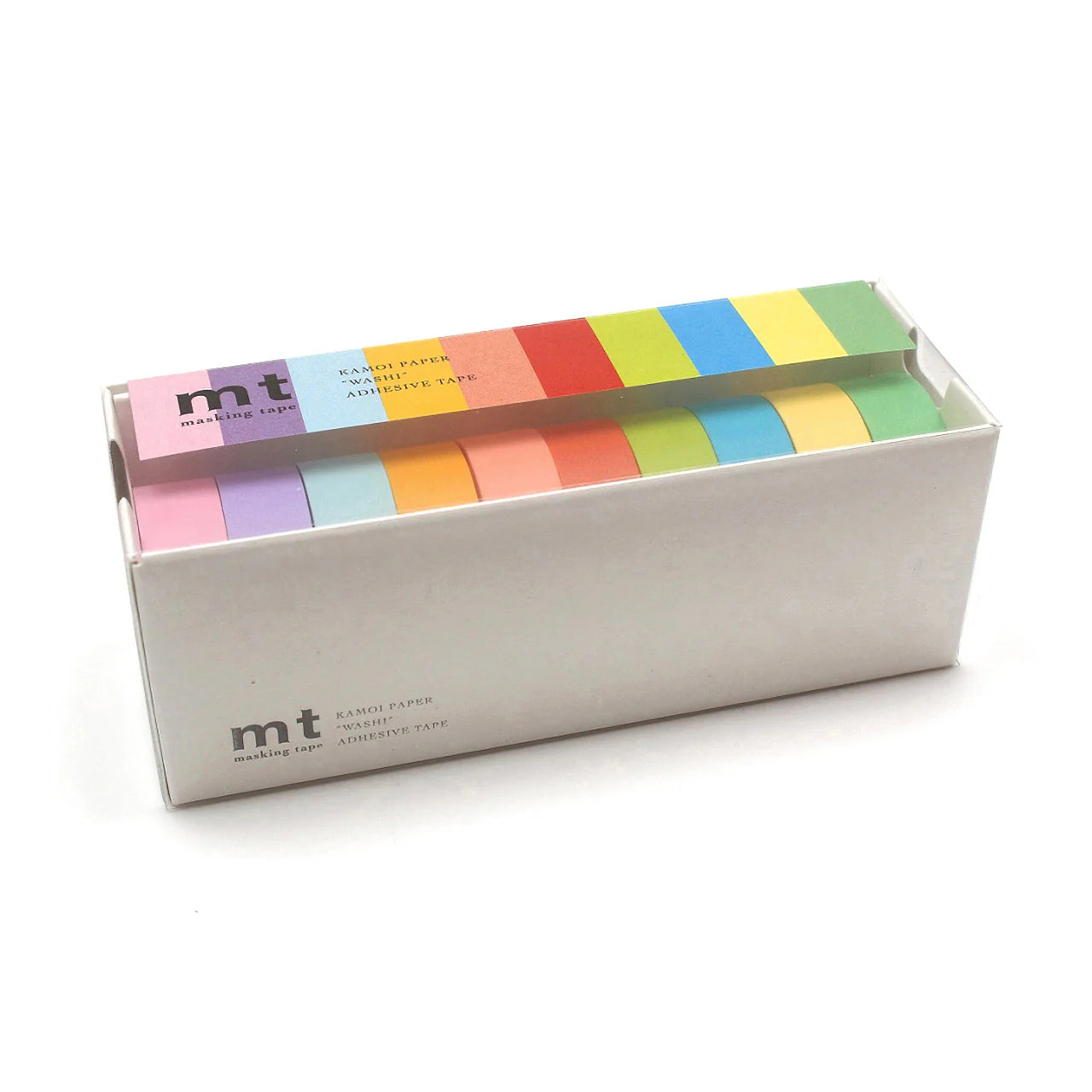 Masking Tape MT Washi Tape 15mm - Pastel Colours (10-Pack)