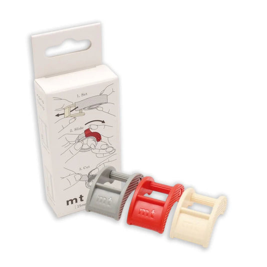 Masking Tape MT Washi (Nano) Tape Cutter 15mm (3-Pack)