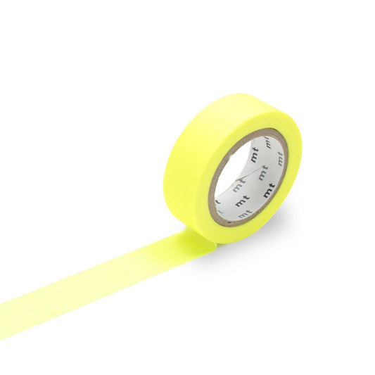 Masking Tape MT Washi Tape 15mm - Shocking Yellow