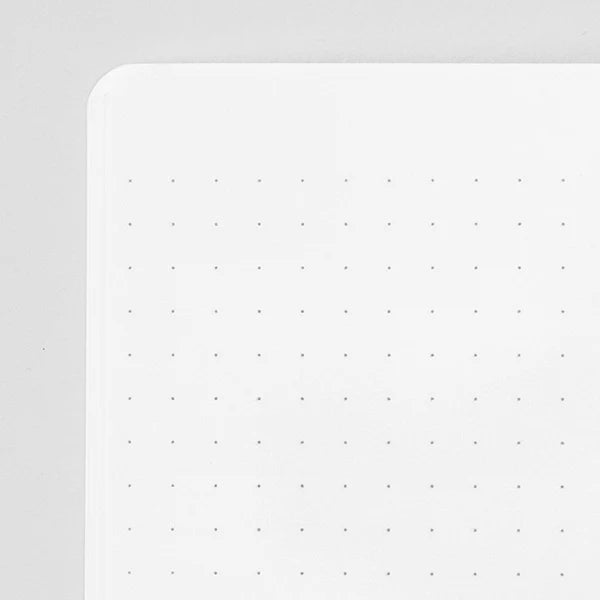 Free Gift: Midori Colour Dot Grid A5 Notebook - White