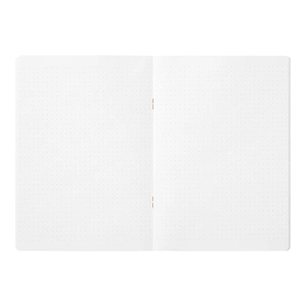 Free Gift: Midori Colour Dot Grid A5 Notebook - White
