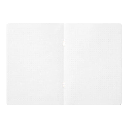 Free Gift: Midori Colour Dot Grid A5 Notebook - White