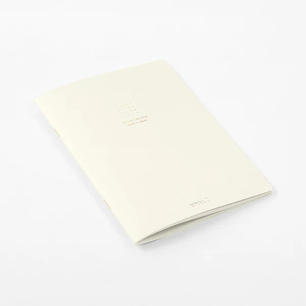 Free Gift: Midori Colour Dot Grid A5 Notebook - White