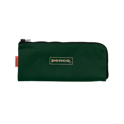 Penco Flat Pen/Pencil Case - Dark Green