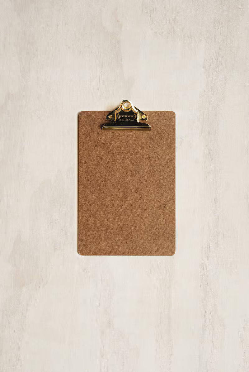 Penco Gold Clip Clipboard A5