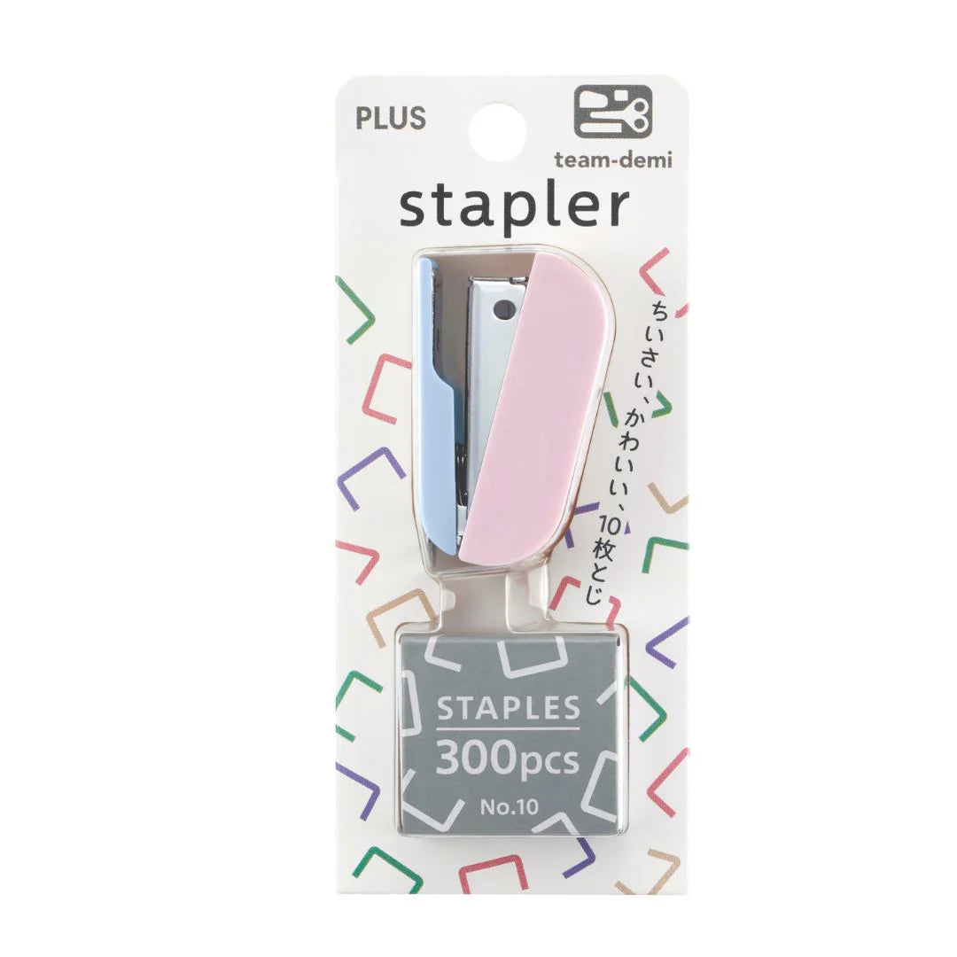 Plus Japan Team Demi Mini Stapler - Pink