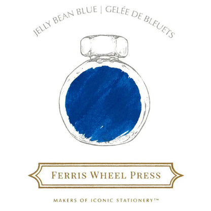 Ferris Wheel Press Fountain Pen Ink - Jelly Bean Blue (38ml)