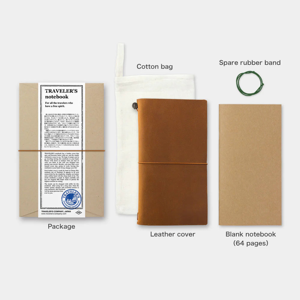 TRAVELER'S Notebook Starter Kit (Regular) - Camel