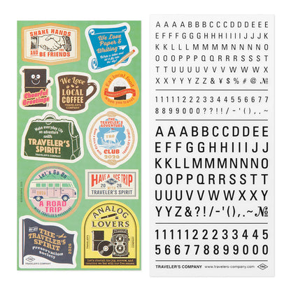 TRAVELER'S Notebook Customise Sticker Set 2026 (Regular Size)