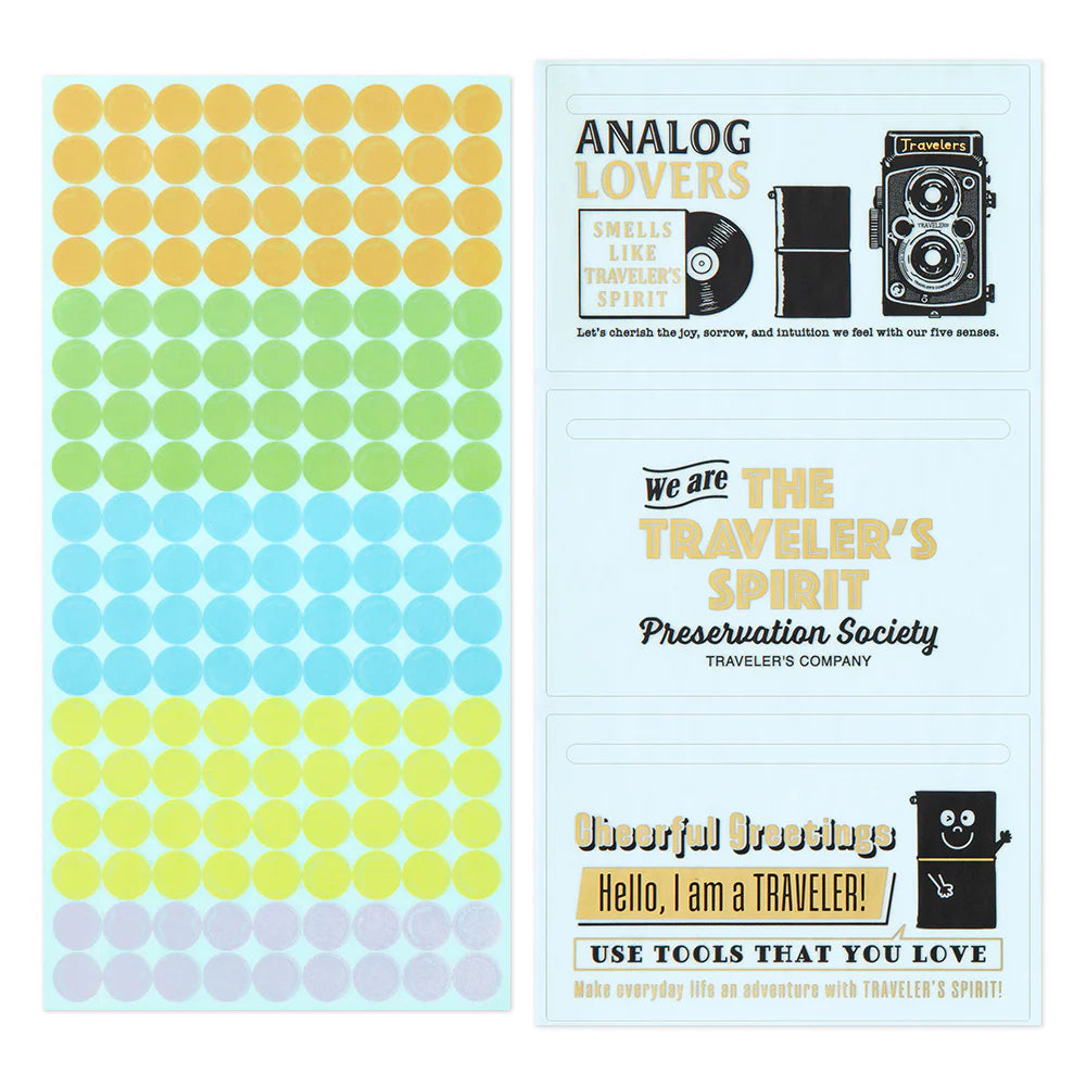 TRAVELER'S Notebook Customise Sticker Set 2026 (Regular Size)