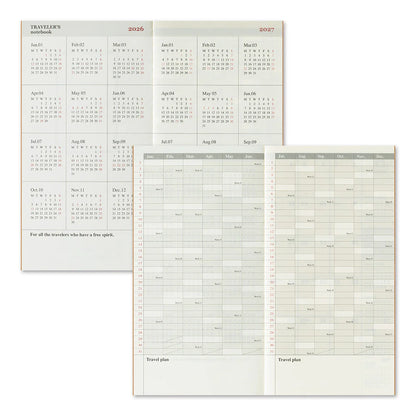 TRAVELER'S Notebook Refill 2026 Monthly (Regular Size)