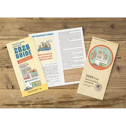 TRAVELER'S Notebook Refill 2026 Weekly Vertical (Regular Size)