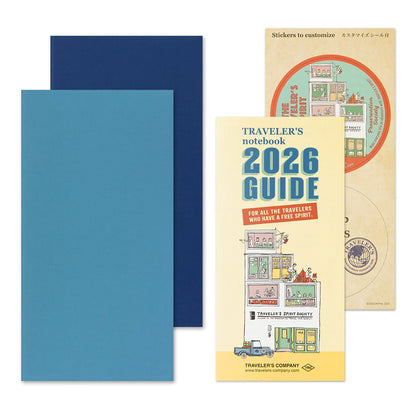 TRAVELER'S Notebook Refill 2026 Weekly + Memo (Regular Size)