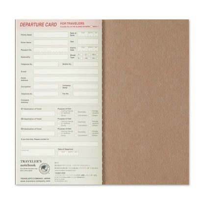 TRAVELER'S Notebook Refill 2026 Weekly + Memo (Regular Size)