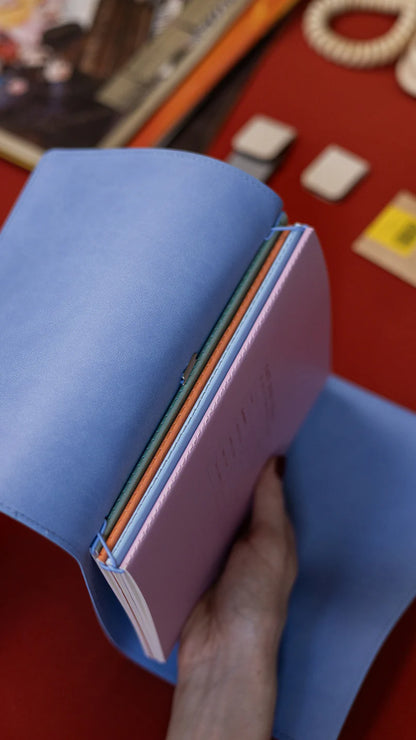 Creator's Friend Refillable Folio Trifold - (Periwinkle Blue)