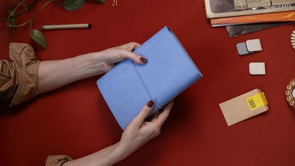 Creator's Friend Refillable Folio Trifold - (Periwinkle Blue)