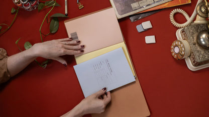 Creator's Friend Refillable Folio Trifold - (Saddle Brown)